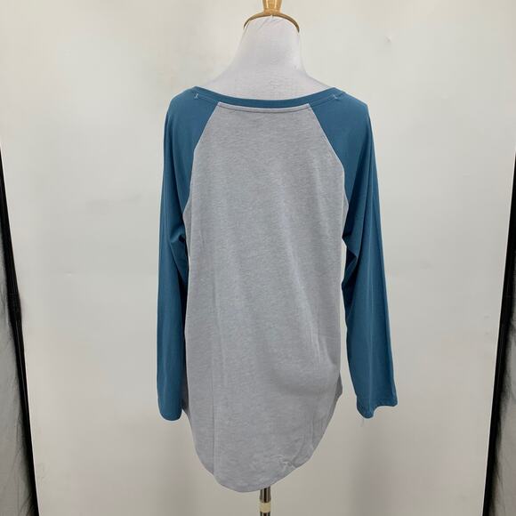 Under Armour T Shirt Womens L Large Live Sportstyle Loose Raglan Baseball Tee - Picture 5 of 12